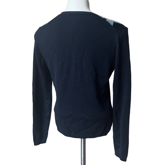 Brooks Brothers Button Down Multi Color Argyle Cardigan Sweater, Sz S - Picture 5 of 11